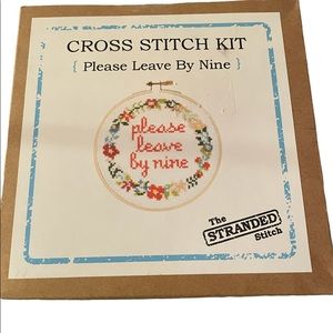 Cross stitch kit please leave by 9pm NEW